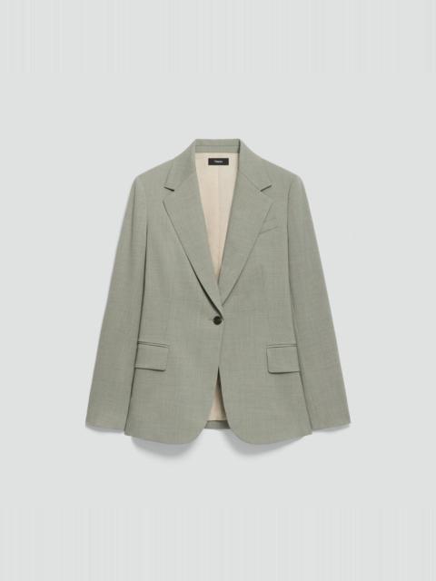 Lynnia Blazer in Wool Gabardine