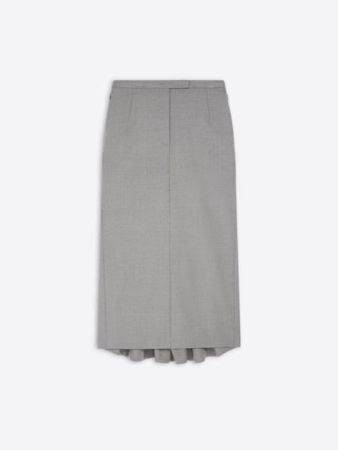TAILORED WOOL SKIRT