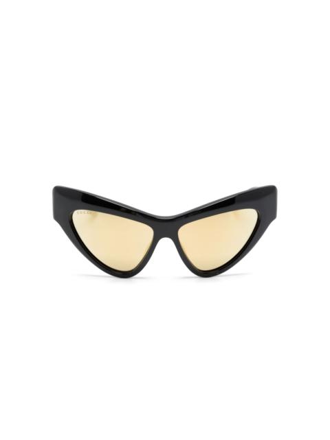 Dramatic cat-eye sunglasses