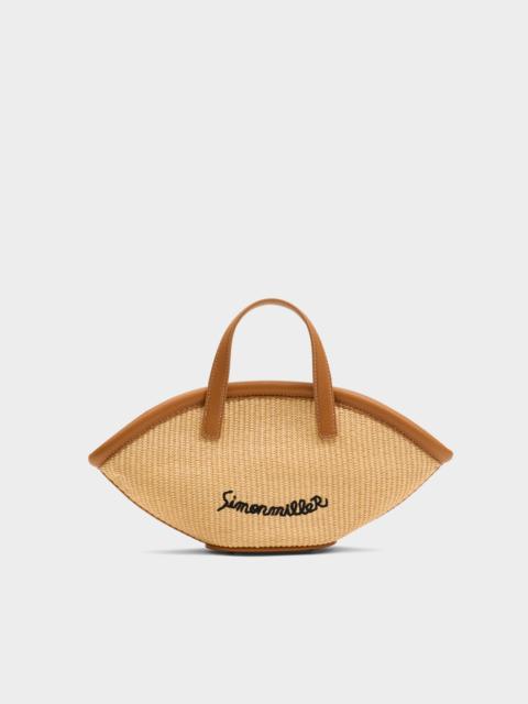 Mini Mercado Tote in Natural/Black