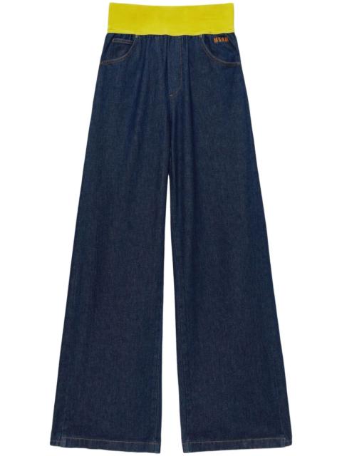 wide-leg jeans
