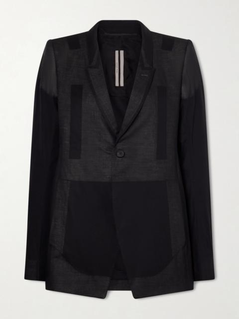 Paneled Cotton Blazer