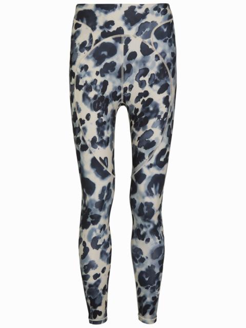 Adidas X Stella Mccartney 7/8 Printed Stretch-jersey Leggings