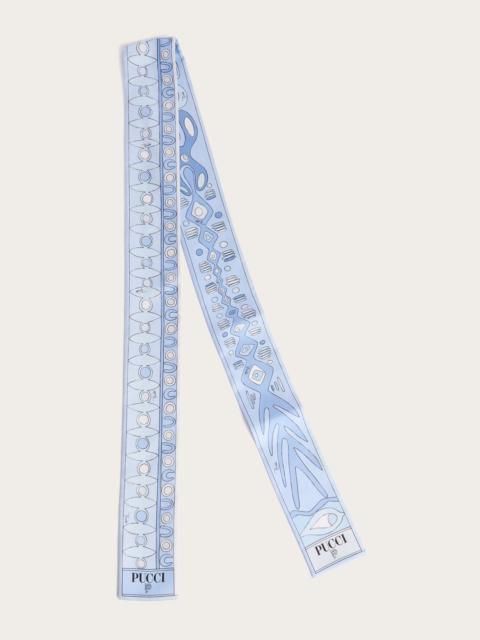 ANGOLI AND SOLEIL PRINT SILK TWILL SCARF