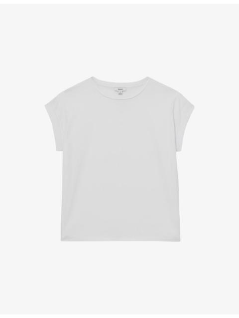 Tommie Crew-Neck Relaxed-Fit Brushed-Cotton T-Shirt