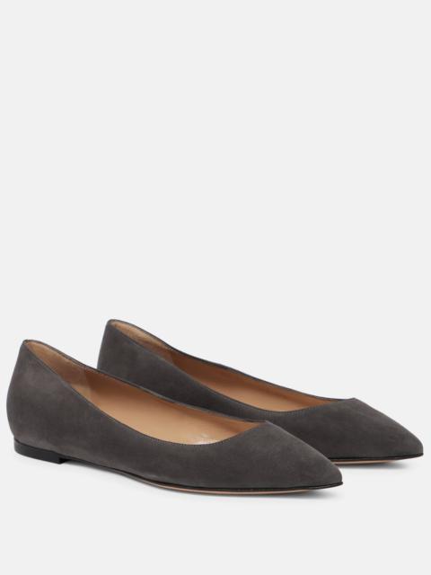 Gianvito suede ballet flats