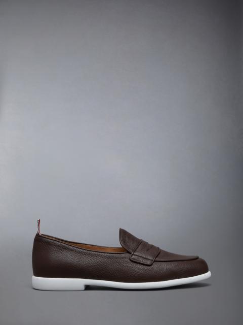 DEERSKIN LEATHER VARSITY PENNY LOAFER