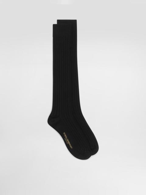 Ribbed socks