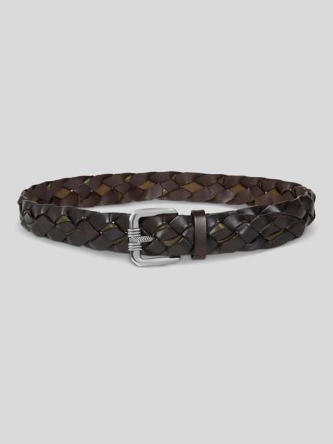 WOVEN LEATHER BELT