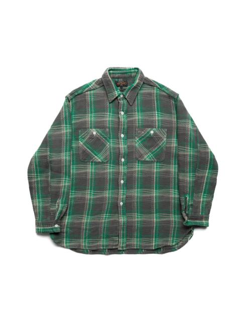Work Waffle Plaid - Green