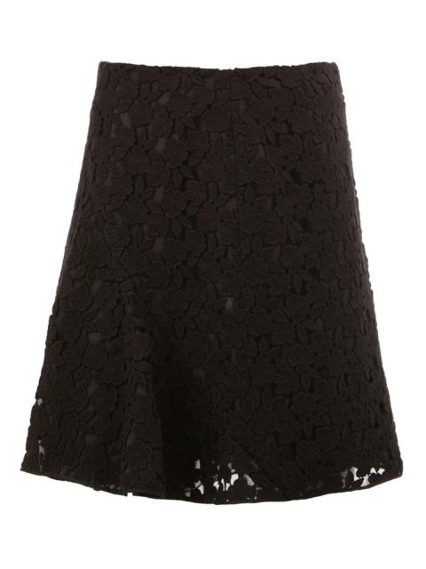 lace pleated skirt