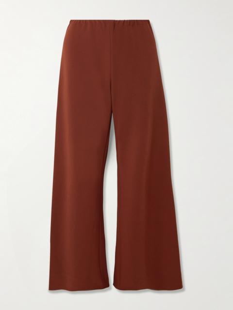 Colby Recycled Stretch-crepe Wide-leg Pants