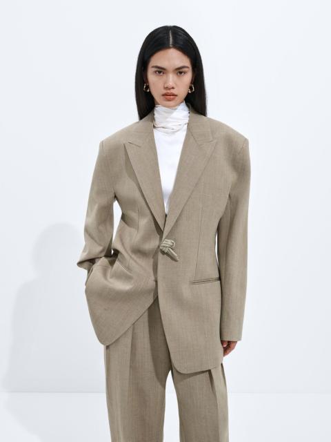 Wool and Linen Melange Jacket