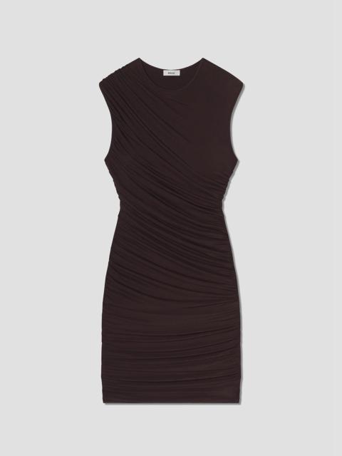 ESTER TWIST DRESS IN ROOT