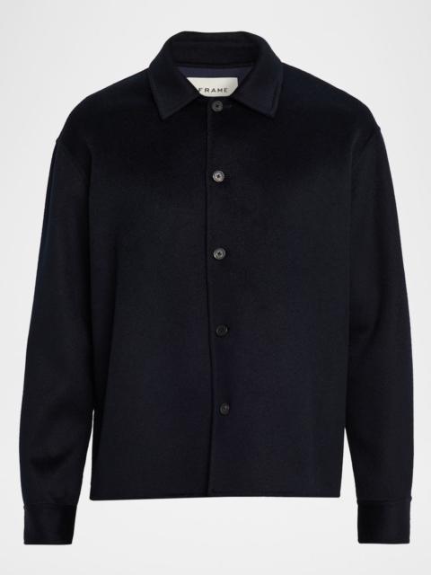 Men's Double-Face Wool Overshirt