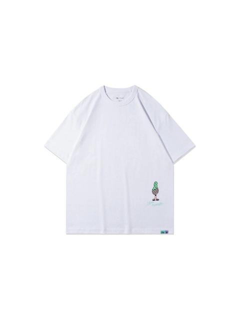 Li-Ning x Steven Harrington Graphic Loose Fit T-shirt 'White' AHSR941-2