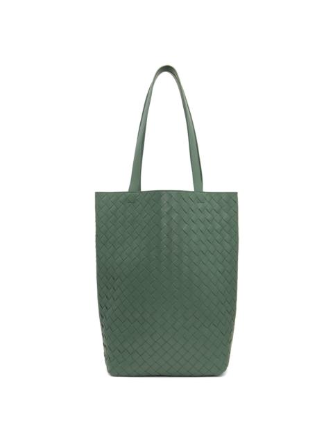 Green Small Intrecciato Tote