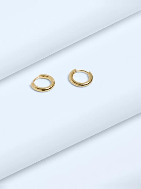 Demi-Fine Huggie Hoop Earrings