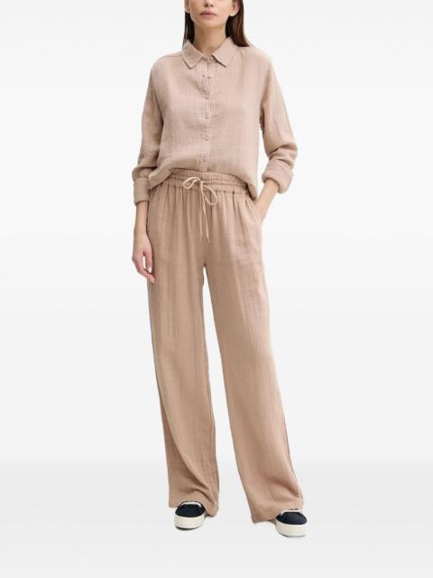 button-down point-collar shirt