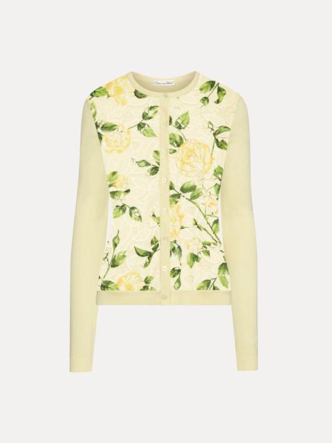 ENGLISH ROSE GUIPURE INSET CARDIGAN