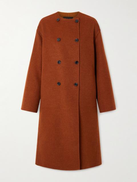 Boris Double-breasted Cashmere Coat