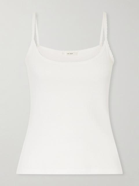 Denzel Ribbed Cotton-jersey Tank
