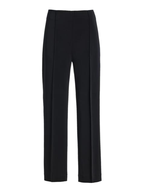 Cigarette-Leg Trousers black