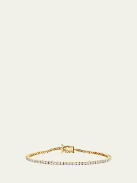 14k Gold Diamond New Tennis Bracelet