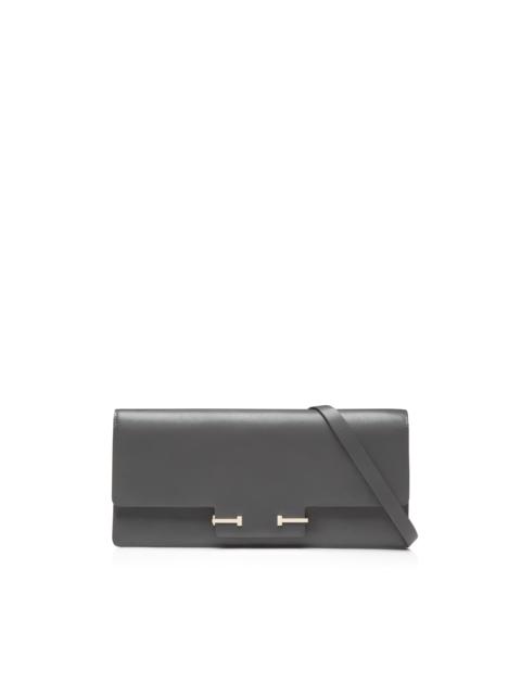 SUPPLE GRAIN LEATHER AUBE E/W SHOULDER BAG