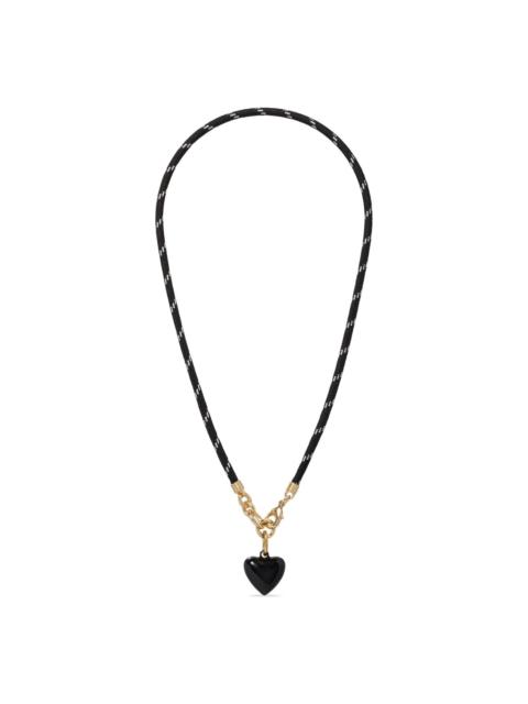 The Happy cord charm necklace