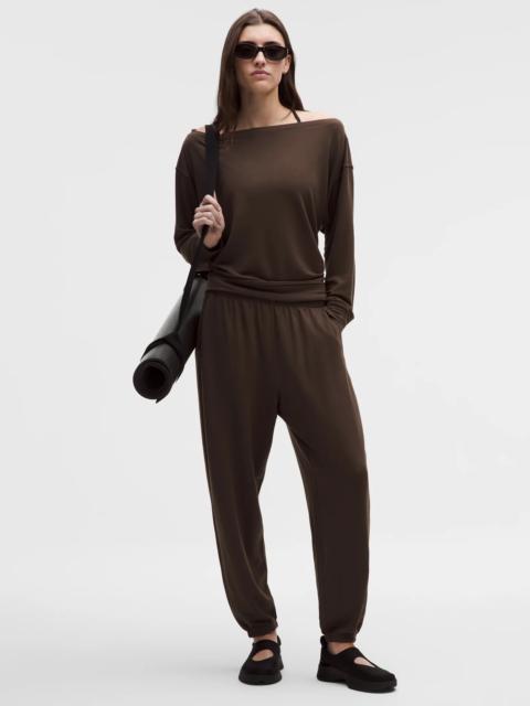 BeCalm Oversized Mid-Rise Pant