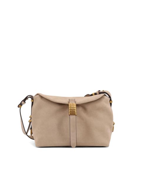 flap-top shoulder bag