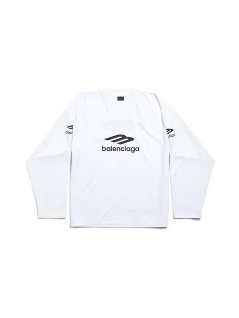 Skiwear - 3b Sports Icon Ski Long Sleeve T-shirt Large Fit in White