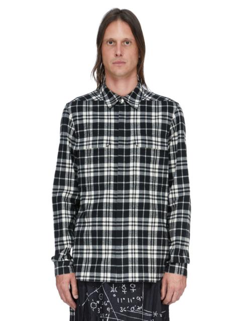 Outershirt Black Plaid