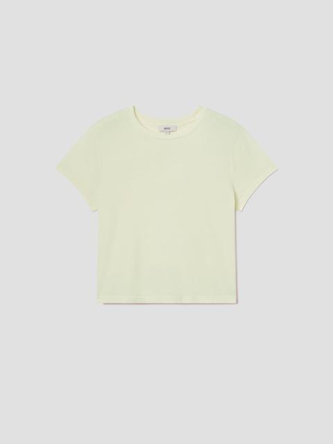 ADINE SHRUNKEN TEE IN MINT CREAM