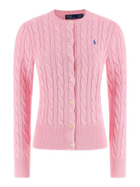 Cotton cable cardigan