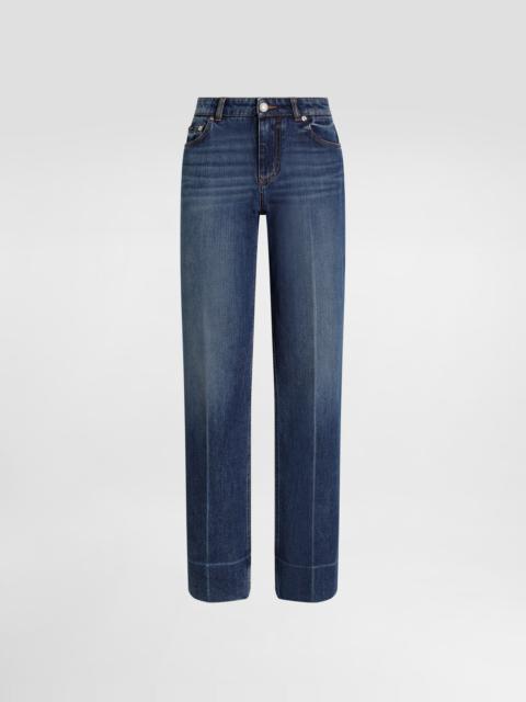 5-pocket denim trousers