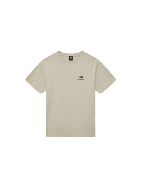 New Balance Logo Graphic T-Shirt 'Beige' AMT22367-LGB