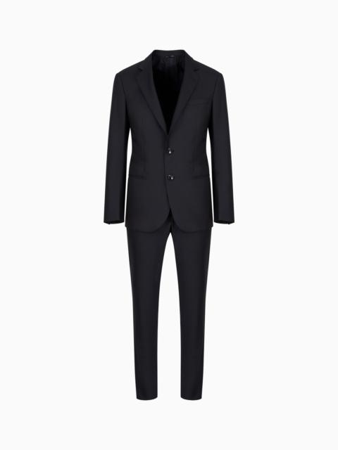 Soho Line single-breasted suit in wool and cashmere