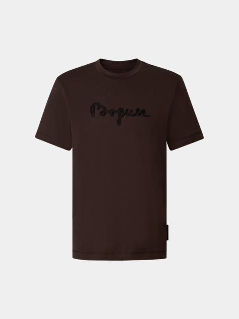 T-shirt Lukas in Dark brown