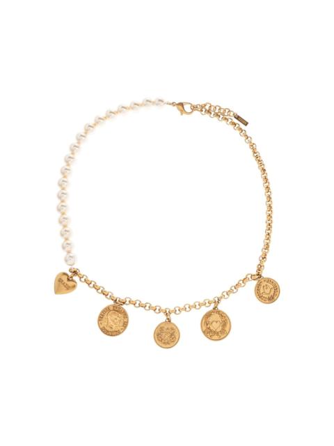 coin-pendant necklace