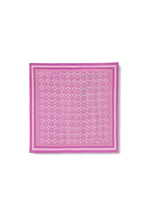 Signature silk scarf