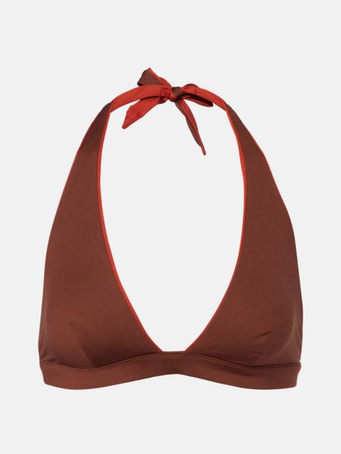 Bazia halterneck bikini top