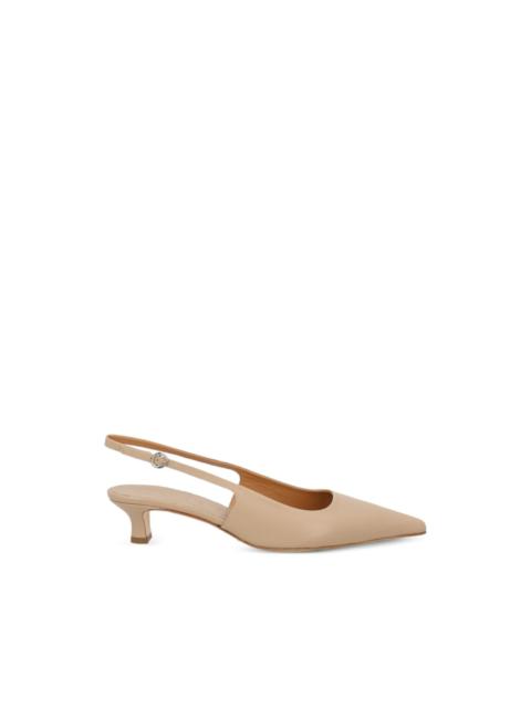 slingback heeled pumps