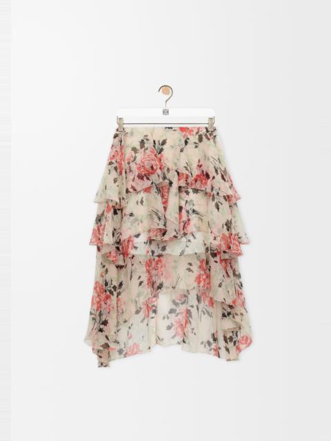 Skirt in silk