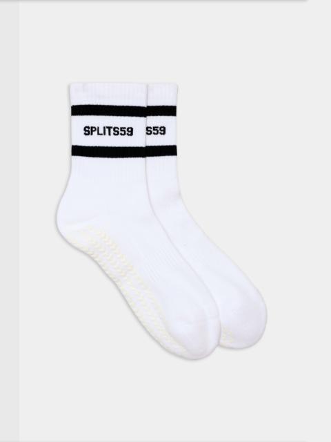 Logo Stripe Ankle Socks with Grip