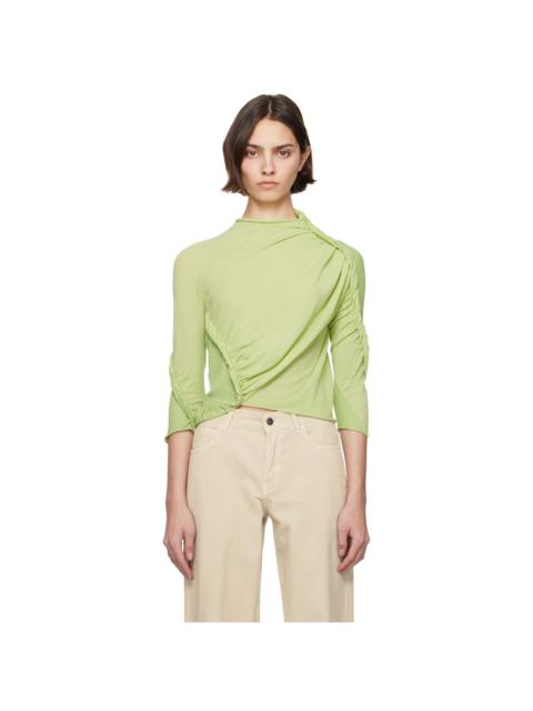 Green Beanstalk Turtleneck