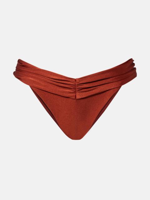 Jasmin ruched bikini bottoms