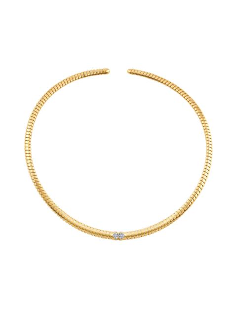 Diamond Trisolina Collar Necklace