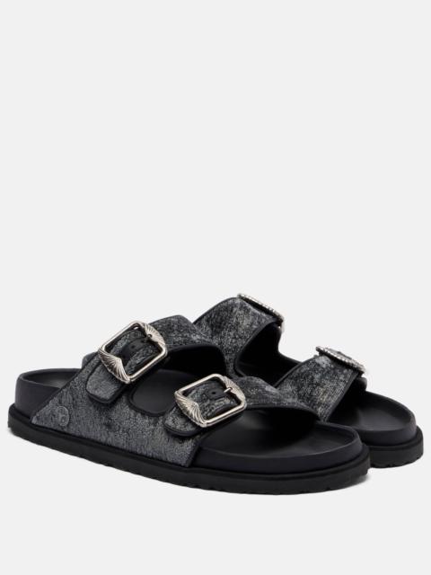 Arizona velvet sandals